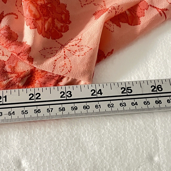 Torrid Dress Size 20 Floral Faux Wrap Flutter Sleeve Feminine Flowy V Neck Party - Picture 12 of 16